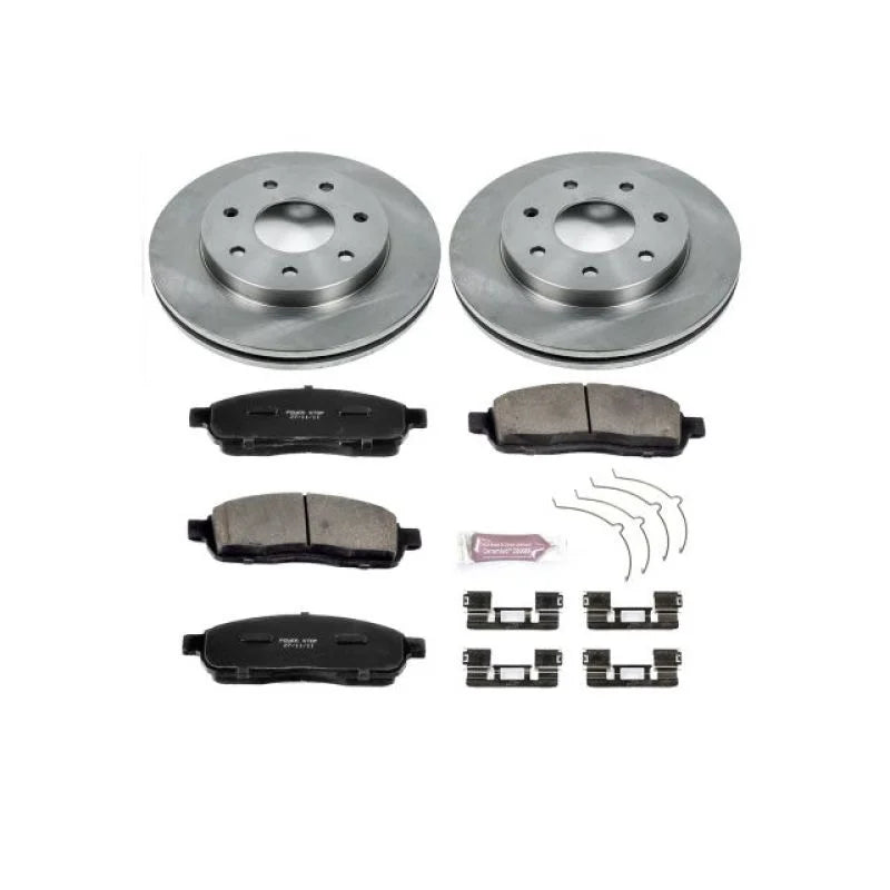 PowerStop Front Autospecialty Brake Kit fits Ford F-150 / 2004-2008 Ford F-150 FX4 / 2006-2008 Ford F-150 Harley-Davidson ...
