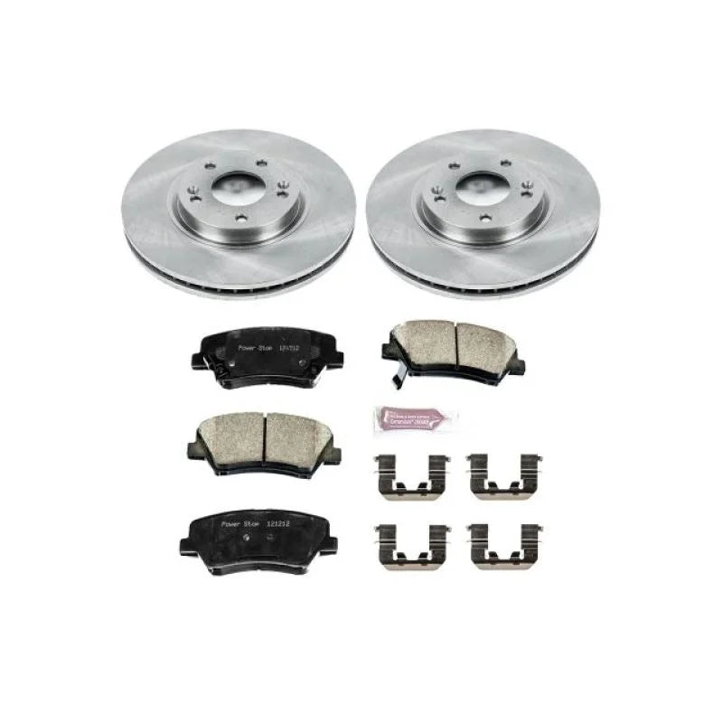 PowerStop Front Autospecialty Brake Kit fits Hyundai Veloster / 2013-2015 Hyundai Veloster Turbo / 2014-2015 Hyundai Velos...