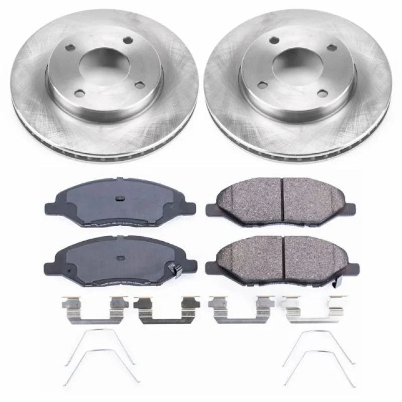 PowerStop Front Autospecialty Brake Kit fits Nissan Versa / 2009-2011 Nissan Versa 1.6 - Main Product View