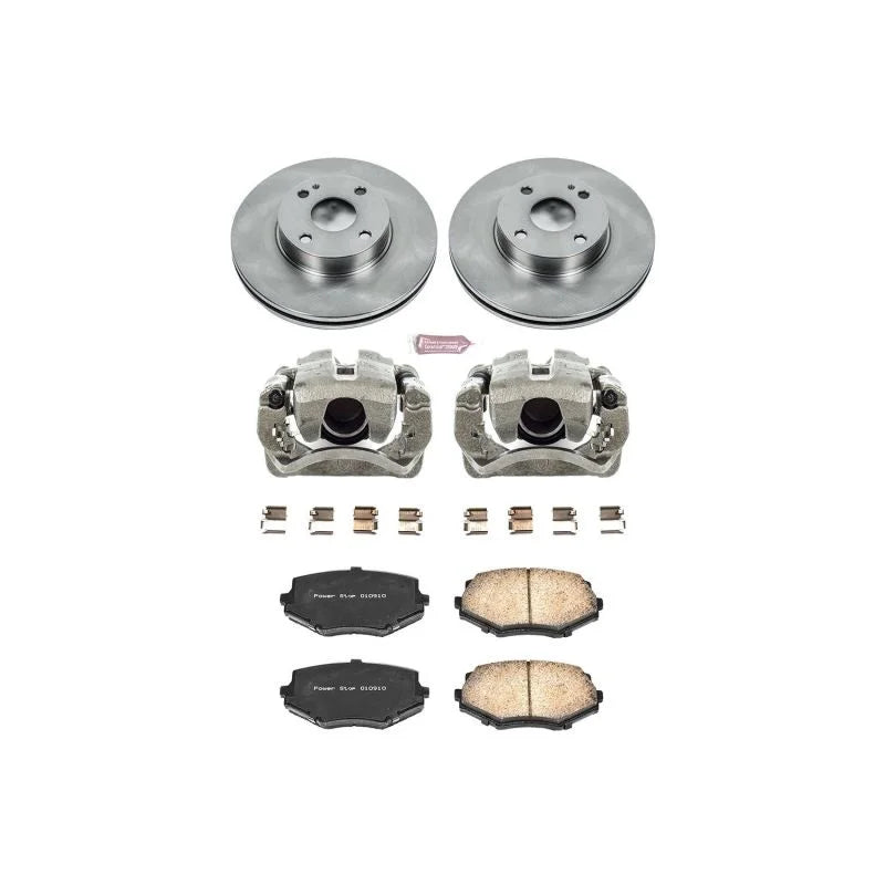 PowerStop Front Autospecialty Brake Kit w/Calipers fits 1994-1997 1999-2005 Mazda Miata