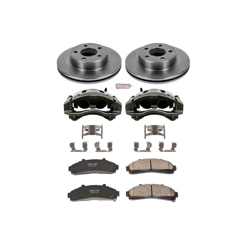 PowerStop Front Autospecialty Brake Kit w/Calipers fits 1995-2001 Ford Explorer / 1998-2002 Ford Ranger / 1998-2002 Mazda ...