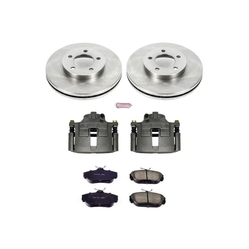 PowerStop Front Autospecialty Brake Kit w/Calipers fits 1998 Ford Windstar 3.0L / 1995-1998 Ford Windstar