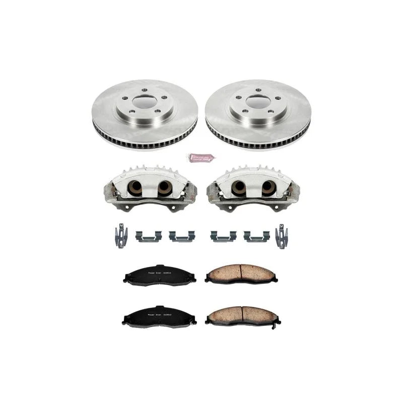 PowerStop Front Autospecialty Brake Kit w/Calipers fits 1998-2002 Chevrolet Camaro / 1998-2002 Pontiac Firebird
