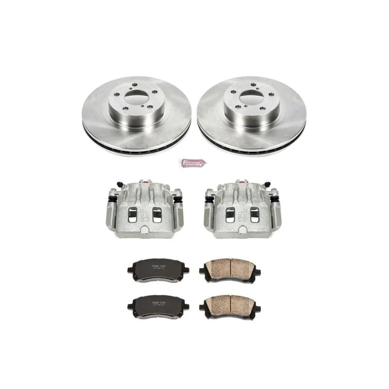 PowerStop Front Autospecialty Brake Kit w/Calipers fits 1998-2002 Subaru Forester / 1998-2001 Subaru Impreza / 1997-2002 S...