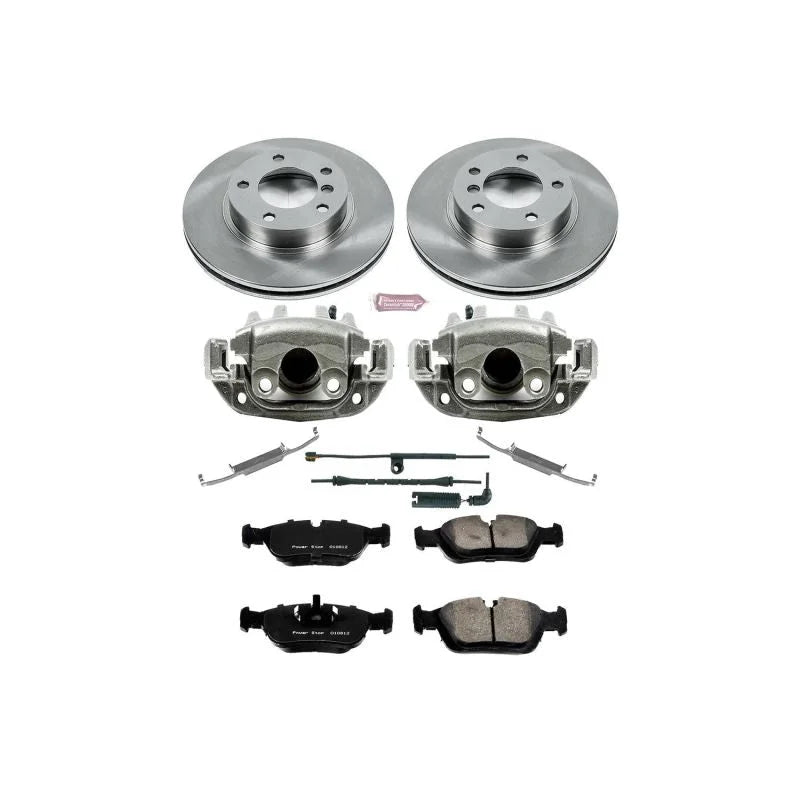 PowerStop Front Autospecialty Brake Kit w/Calipers fits 2000 BMW 323CI / 1999-2000 BMW 323I