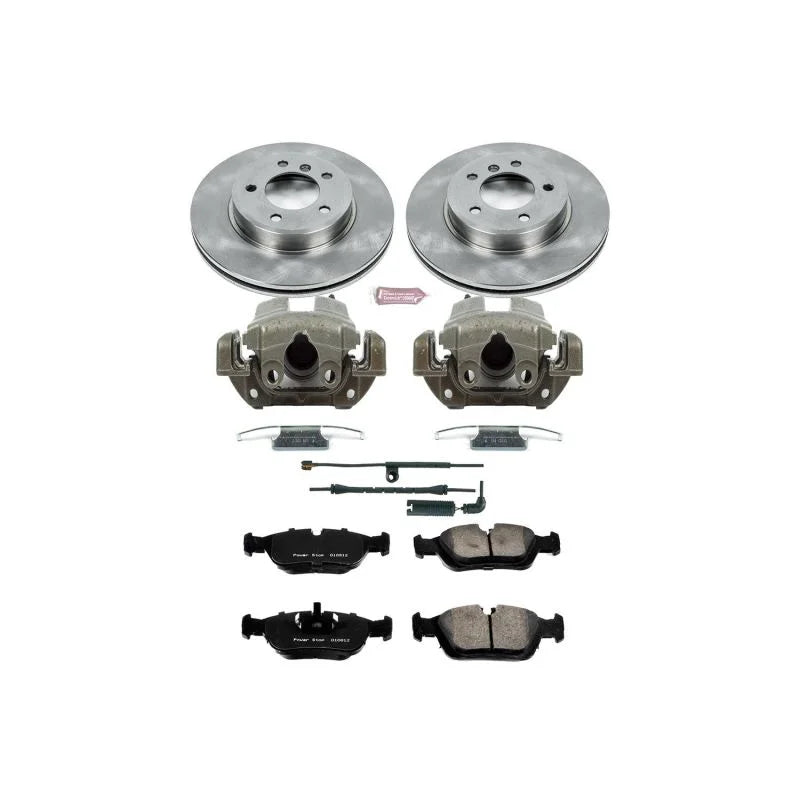 PowerStop Front Autospecialty Brake Kit w/Calipers fits 2000 BMW 323CI / 2000 BMW 323I / 2001-2006 BMW 325CI / 2001-2005 B...