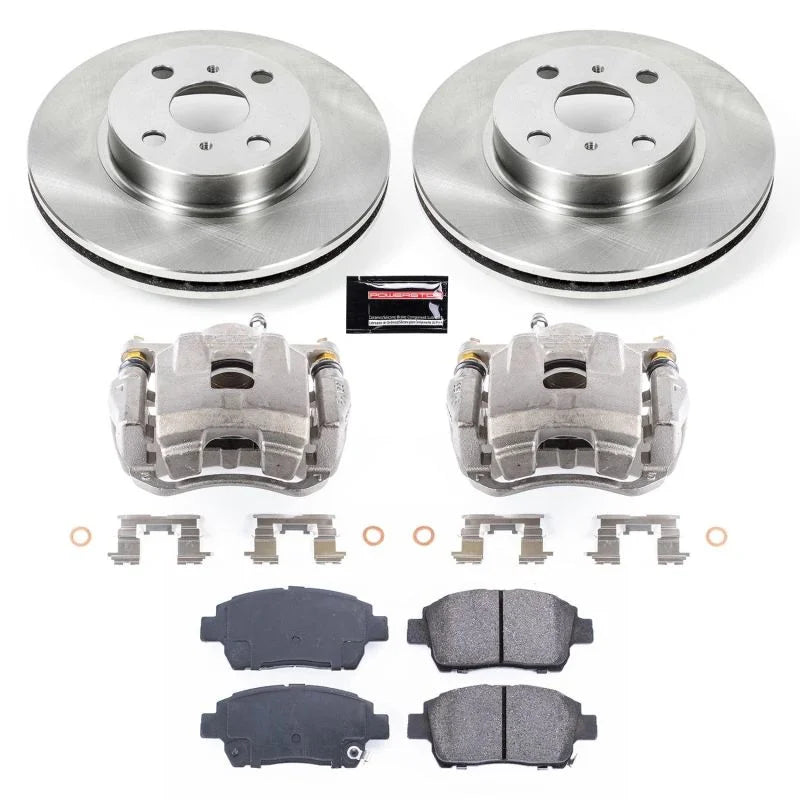 PowerStop Front Autospecialty Brake Kit w/Calipers fits 2001-2003 Toyota Prius