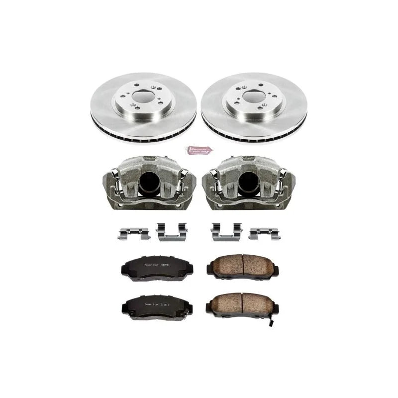 PowerStop Front Autospecialty Brake Kit w/Calipers fits 2002-2003 Acura CL / 2001 Acura CL Premium / 2001-2003 Acura CL Ty...