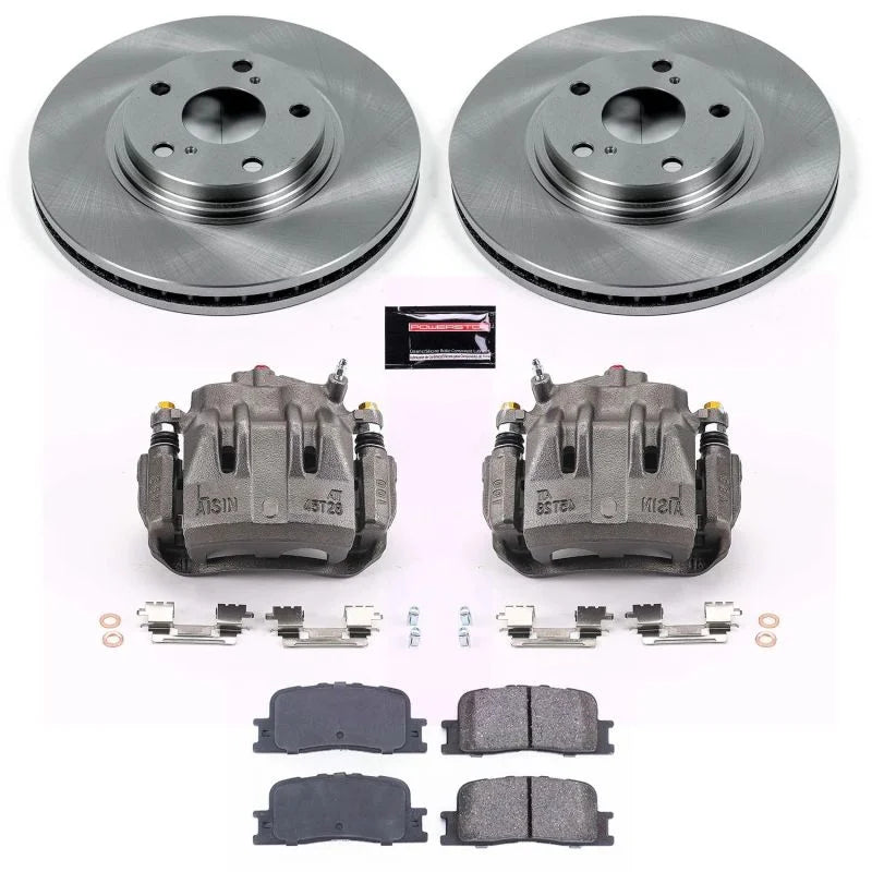 PowerStop Front Autospecialty Brake Kit w/Calipers fits 2002-2003 Lexus ES300 / 2004-2006 Lexus ES330