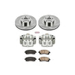 Load image into Gallery viewer, PowerStop Front Autospecialty Brake Kit w/Calipers fits 2002-2003 Subaru Impreza / 2001 Subaru Legacy / 2001-2002 Subaru O...