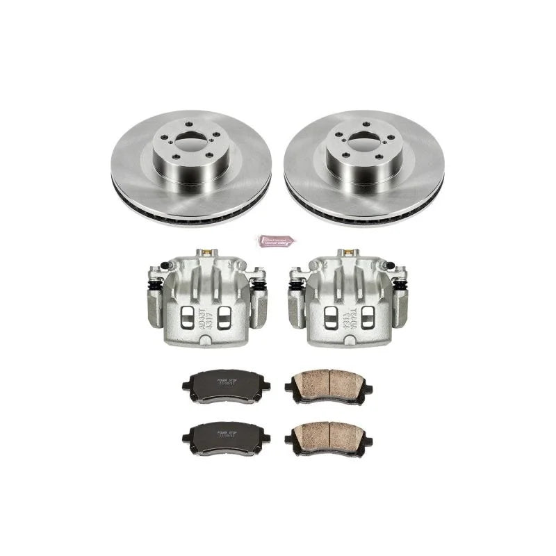 PowerStop Front Autospecialty Brake Kit w/Calipers fits 2002-2003 Subaru Impreza / 2001 Subaru Legacy / 2001-2002 Subaru O...