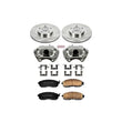Load image into Gallery viewer, PowerStop Front Autospecialty Brake Kit w/Calipers fits 2002-2004 Infiniti I35 / 2002-2004 2006 Nissan Altima / 2002-2006 ...