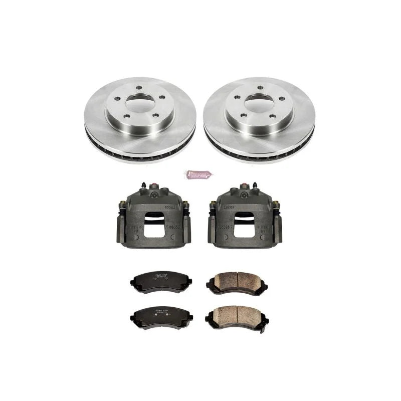 PowerStop Front Autospecialty Brake Kit w/Calipers fits 2002-2007 Buick Rendezvous / 2001-2005 Pontiac Aztek