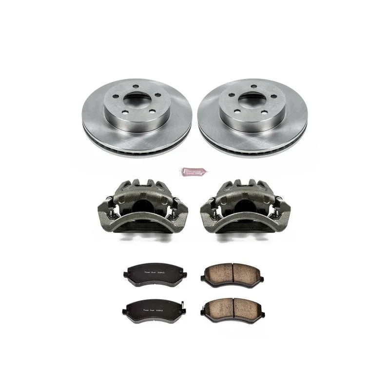 PowerStop Front Autospecialty Brake Kit w/Calipers fits 2002-2007 Jeep Liberty