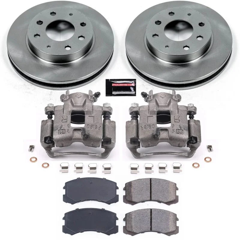 PowerStop Front Autospecialty Brake Kit w/Calipers fits 2002-2007 Mitsubishi Lancer