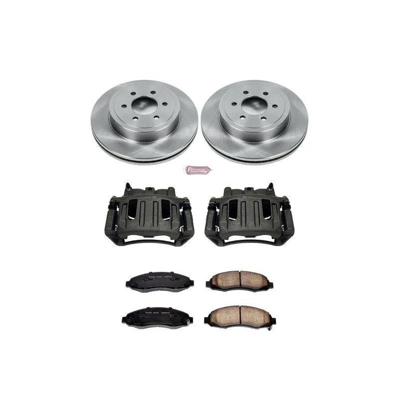 PowerStop Front Autospecialty Brake Kit w/Calipers fits 2003-2004 Dodge Dakota