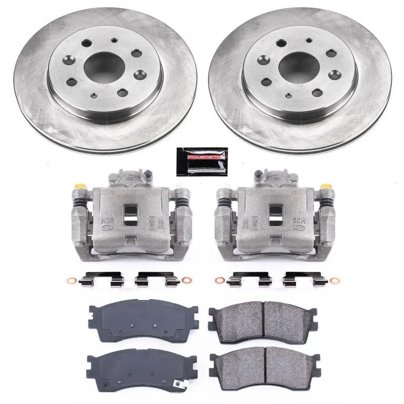 PowerStop Front Autospecialty Brake Kit w/Calipers fits 2003-2005 Kia RIO