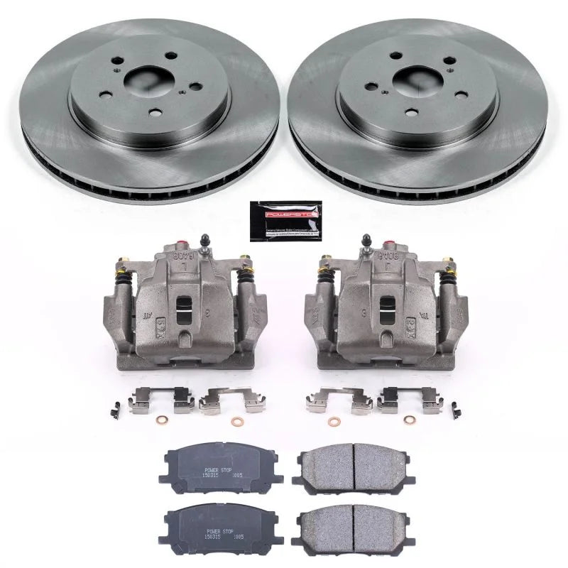 PowerStop Front Autospecialty Brake Kit w/Calipers fits 2004-2006 Lexus RX330 / 2007-2009 Lexus RX350