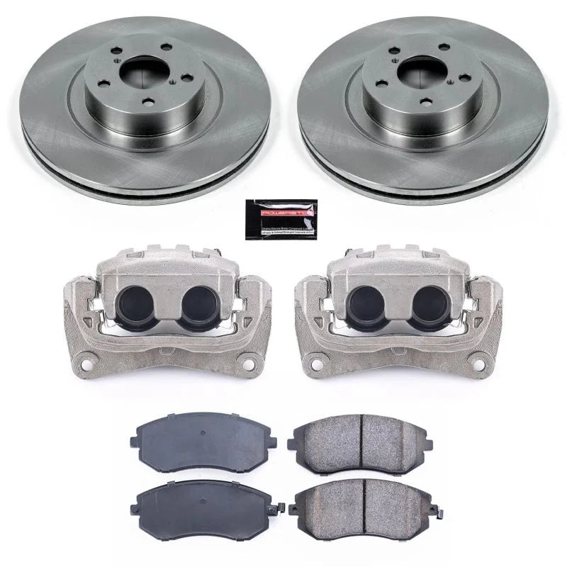 PowerStop Front Autospecialty Brake Kit w/Calipers fits 2004-2006 Subaru Baja / 2009-2010 Subaru Forester / 2008-2010 Suba...