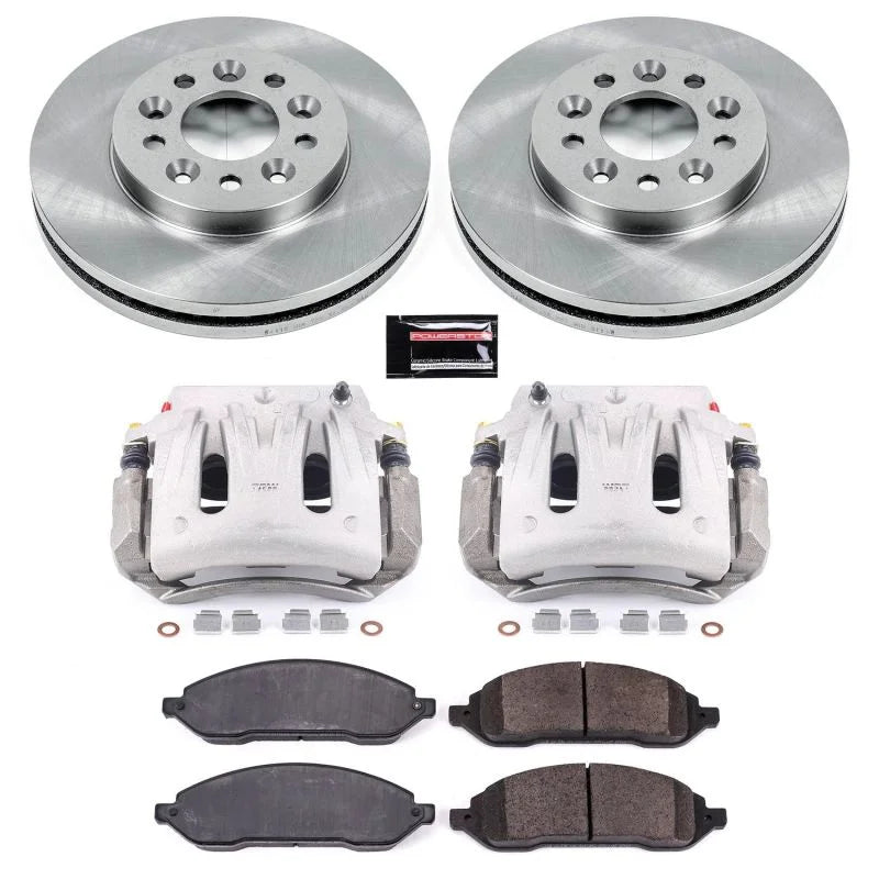 PowerStop Front Autospecialty Brake Kit w/Calipers fits 2004-2007 Ford Freestar / 2004-2007 Mercury Monterey