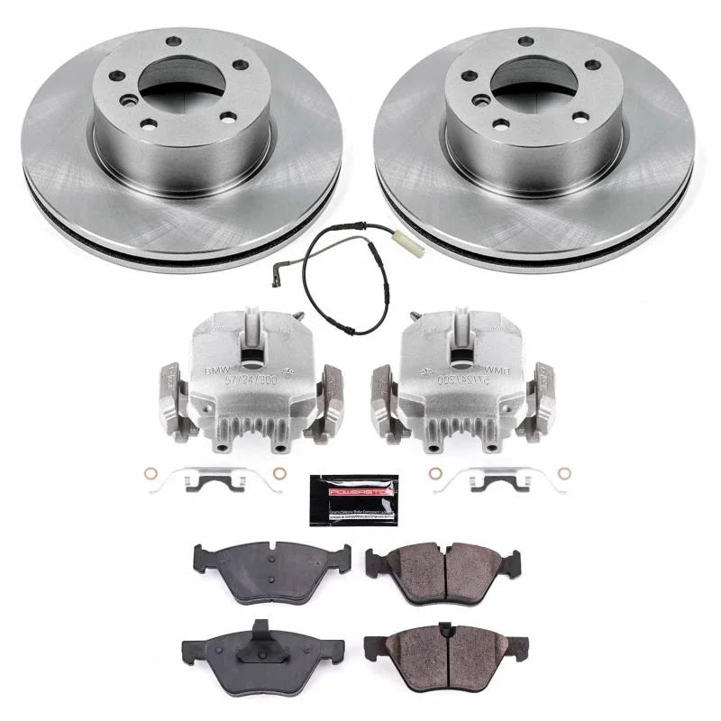 PowerStop Front Autospecialty Brake Kit w/Calipers fits 2007 BMW 328I / 2007 BMW 328XI