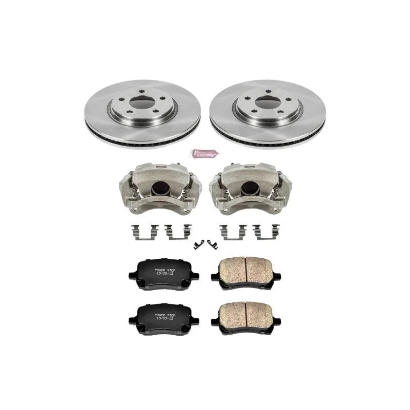 PowerStop Front Autospecialty Brake Kit w/Calipers fits 2007 Chevrolet Cobalt SS / 2008 Pontiac G5 GT