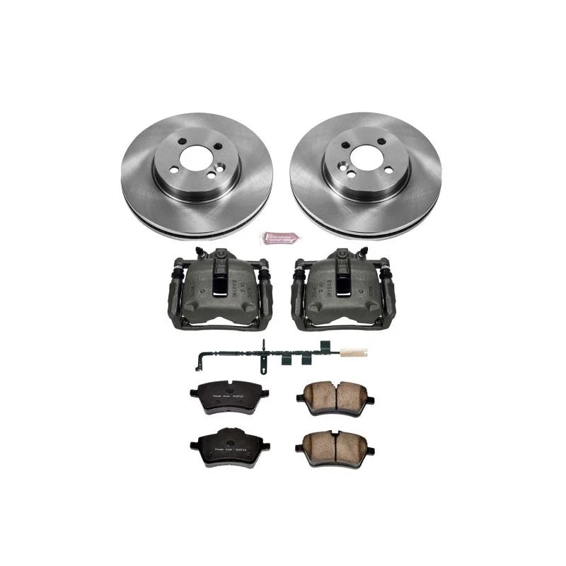 PowerStop Front Autospecialty Brake Kit w/Calipers fits 2007-2010 Mini Cooper