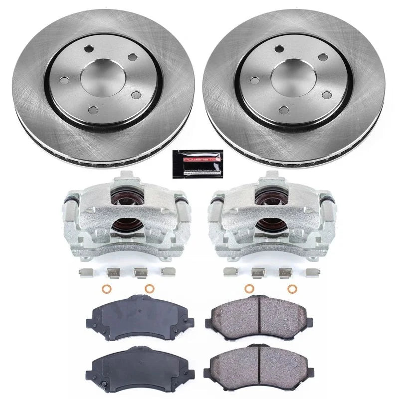 PowerStop Front Autospecialty Brake Kit w/Calipers fits 2009-2013 Dodge Journey