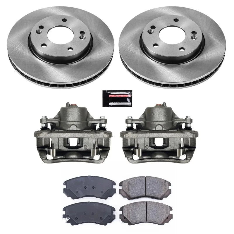 PowerStop Front Autospecialty Brake Kit w/Calipers fits 2010-2011 Kia Soul / Soul !