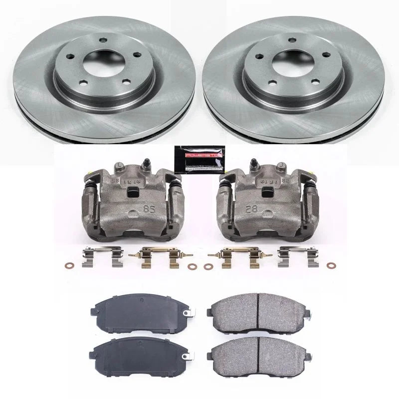 PowerStop Front Autospecialty Brake Kit w/Calipers fits 2011-2018 Nissan Juke / Sentra