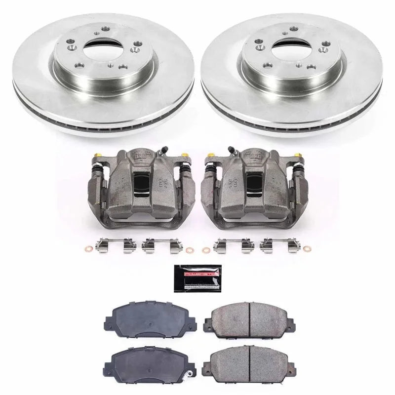 PowerStop Front Autospecialty Brake Kit w/Calipers fits 2013 2015-2017 Honda Accord / 2016-2019 Honda Hr-v