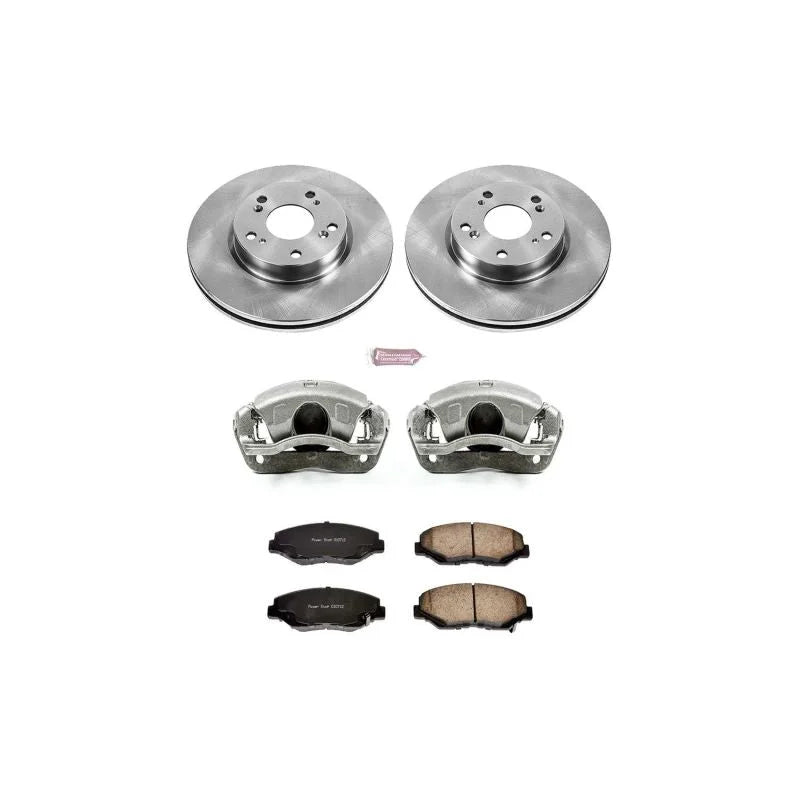 PowerStop Front Autospecialty Brake Kit w/Calipers fits 2013 Acura ILX / 2013-2017 Honda Accord LX / 2013-2015 Honda Accor...