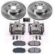Load image into Gallery viewer, PowerStop Front Autospecialty Brake Kit w/Calipers fits 2013 Scion iQ Ev / 2012-2018 Toyota Prius C Four / 2016 Toyota Pri...