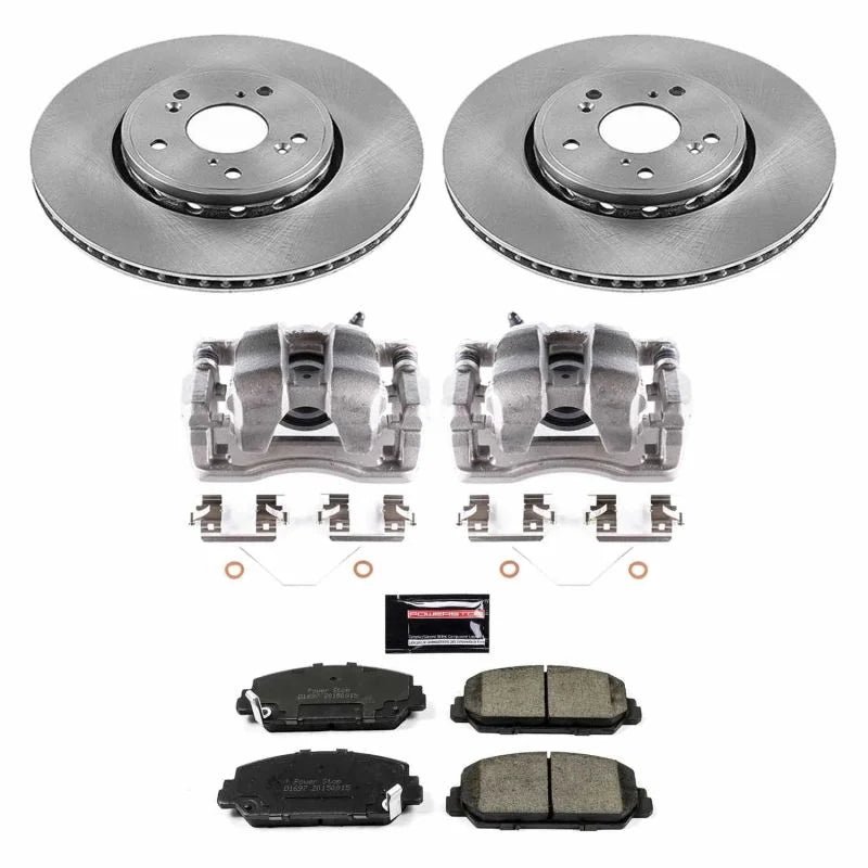 PowerStop Front Autospecialty Brake Kit w/Calipers fits 2016 Acura ILX / 2013-2018 Acura RDX