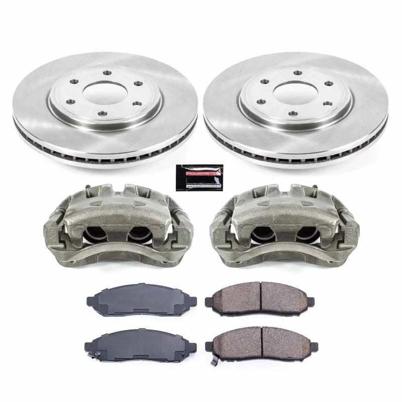 PowerStop Front Autospecialty Brake Kit w/Calipers fits 2016-2019 Nissan Frontier S