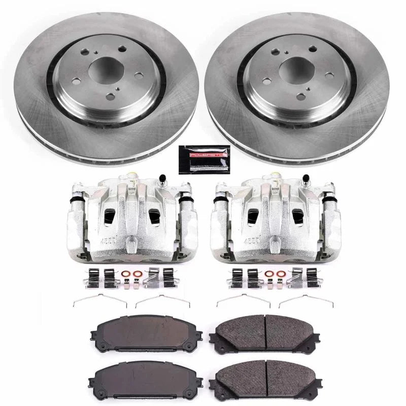 PowerStop Front Autospecialty Brake Kit w/Calipers fits 2022-2024 Lexus NX350 / 2022-2024 Lexus NX350H / 2016-2018 Lexus R...