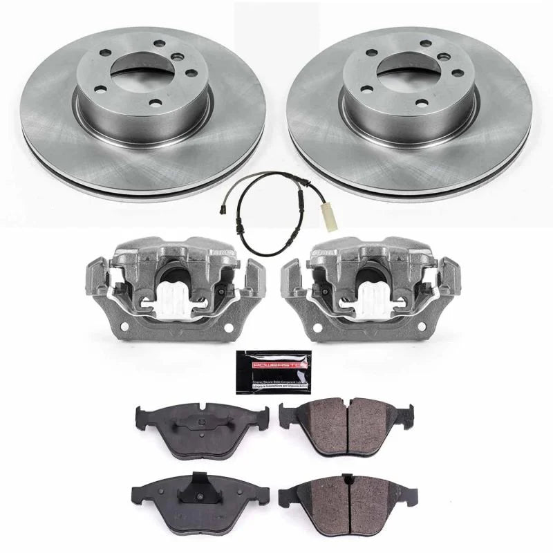 PowerStop Front Autospecialty Brake Kit w/Calipers fits BMW X1 / 2013-2015 BMW X1 SDRIVE28I