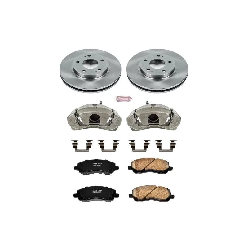 PowerStop Front Autospecialty Brake Kit w/Calipers fits Chrysler Sebring / 2001 2002 Chrysler Sebring LX / 2001-2005 Dodge...