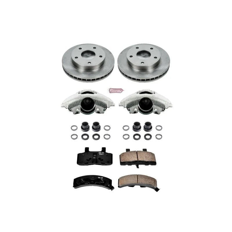 PowerStop Front Autospecialty Brake Kit w/Calipers fits Dodge Ram / 1994-1996 Dodge Ram 1500 / 1997 Dodge Ram 1500 LT / 19...