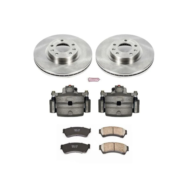 PowerStop Front Autospecialty Brake Kit w/Calipers fits Ford Fusion / 2010-2012 Ford Fusion Hybrid / 2006-2012 Ford Fusion...