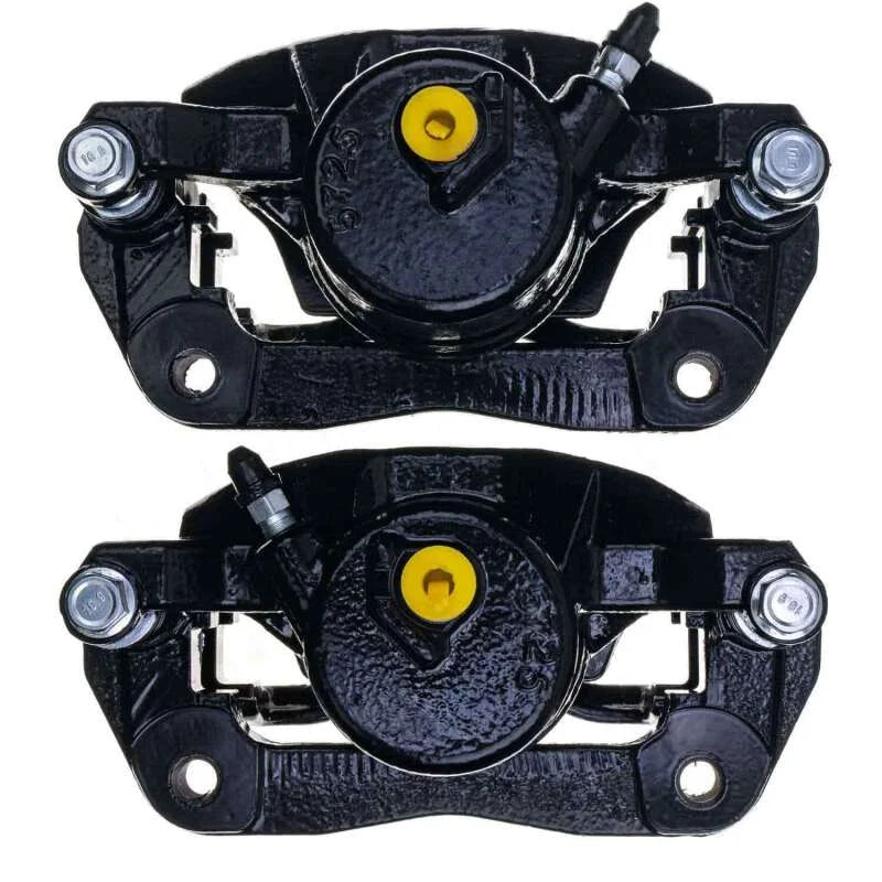 PowerStop Front Black Caliper - Pair w/Bracket fits 2002-2011 Honda Cr-v, Element - Additional View 7