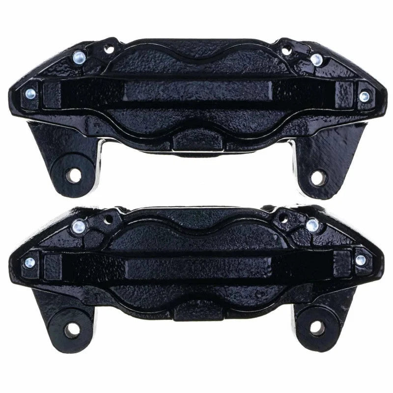 PowerStop Front Black Caliper Pair w/o Bracket fits 2007-2015 Toyota Sequoia / Tundra - Side View