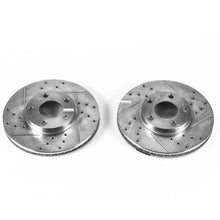 Load image into Gallery viewer, PowerStop Front Drilled &amp; Slotted Rotor - Pair fits 1998 Volkswagen Passat Gls - Main Product View