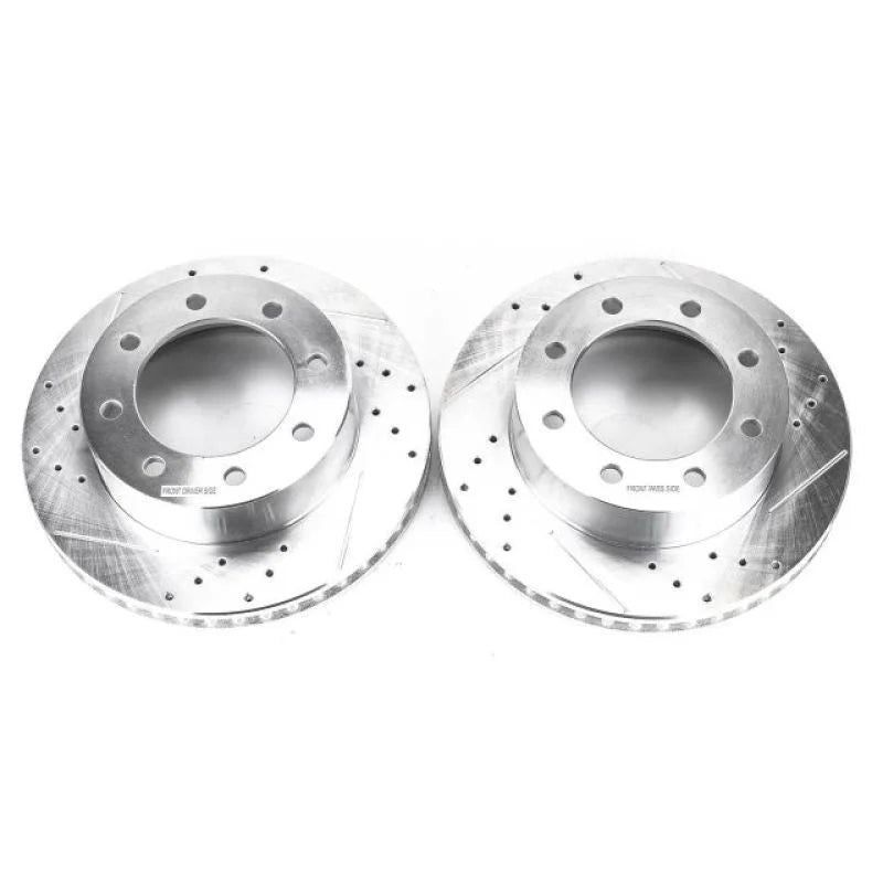 PowerStop Front Drilled & Slotted Rotor - Main Product View