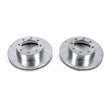 Load image into Gallery viewer, PowerStop Front Drilled &amp; Slotted Rotor - Main Product View