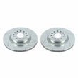 Load image into Gallery viewer, PowerStop Front Drilled &amp; Slotted Rotor - Pair fits 2019-2025 Ram 1500