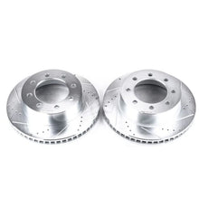 Load image into Gallery viewer, PowerStop Front Drilled &amp; Slotted Rotor Pair fits 2006-2008 Ram 1500 LARAMIE / 2008 Ram 1500 / 2003-2008 Ram 2500 / 2006-2...
