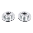 Load image into Gallery viewer, PowerStop Front Drilled &amp; Slotted Rotor Pair fits 2009-2025 Ram 2500 / 2009-2022 Ram 3500 - Main Product View