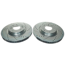 Load image into Gallery viewer, PowerStop Front Drilled &amp; Slotted Rotor (Pair) fits 2021-2023 Hyundai Elantra N / 2020-2025 Hyundai Sonata Hybrid / 2021 H...