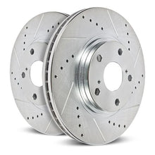 Load image into Gallery viewer, PowerStop Front Drilled &amp; Slotted Rotor (Pair) fits 2021-2025 Ford Bronco SPORT / 2023-2025 Ford Escape / 2020-2022 Ford E...